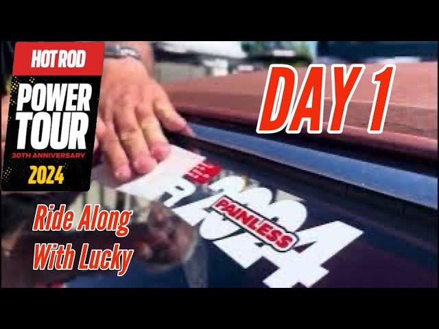 Day One of PowerTour 2024 - Ride Along with Lucky Costa