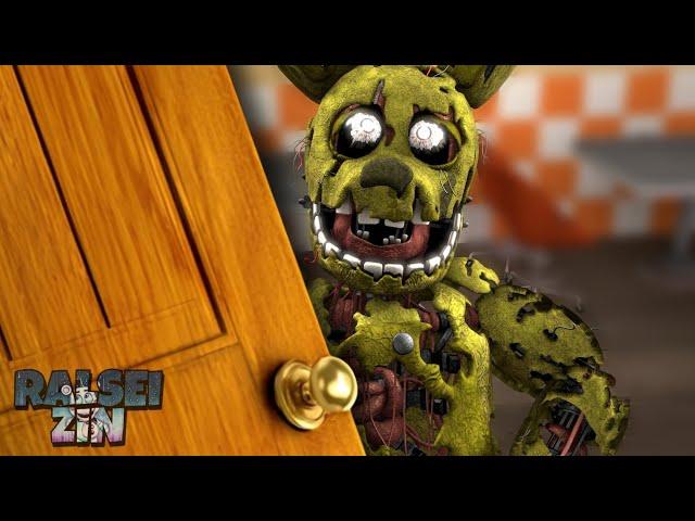 SPRINGTRAP PRENDE O SALAME NA PORTA | Saga do Leite