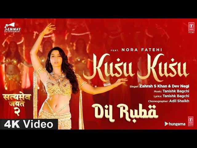 Kusu Kusu | Nora Fatehi | 4K Video | Divya Khosla | Zahrah S Khan | Dev Negi |  HD Audio