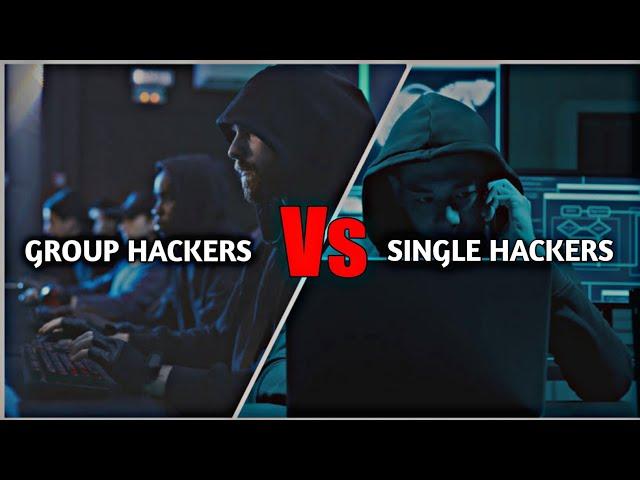 GROUP HACKERS vs SINGLE HACKERS ~ hacker attitude status ‍ | #enter10room