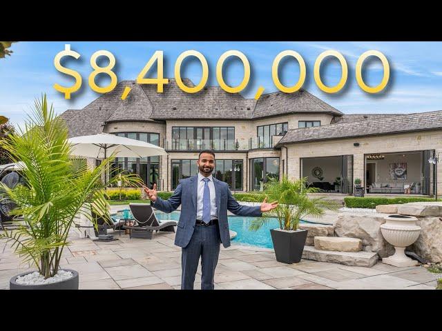 Inside a $8,400,000 MANSION in Vaughan, ON Full of Entertaining Spaces!