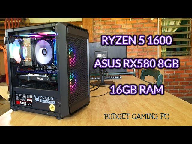 Ryzen 5 1600 | Asus RX580 8GB Budget Gaming Pc #pcbuild #gamingpc #budgetpc