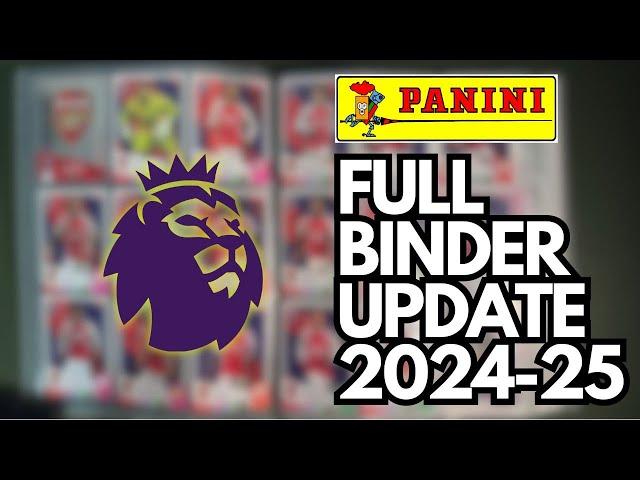 Full Binder Update! Adrenalyn XL Premier League 2024-2025