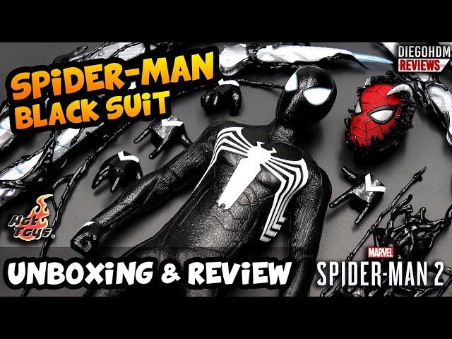 Hot Toys SPIDER-MAN Black Suit PS5 Spider-Man 2 Unboxing e Review BR