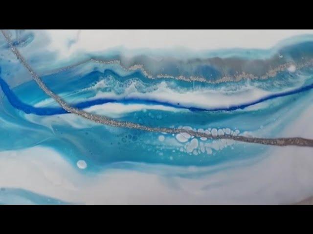 абстракция эпоксидной смолой /epoxy resin abstraction
