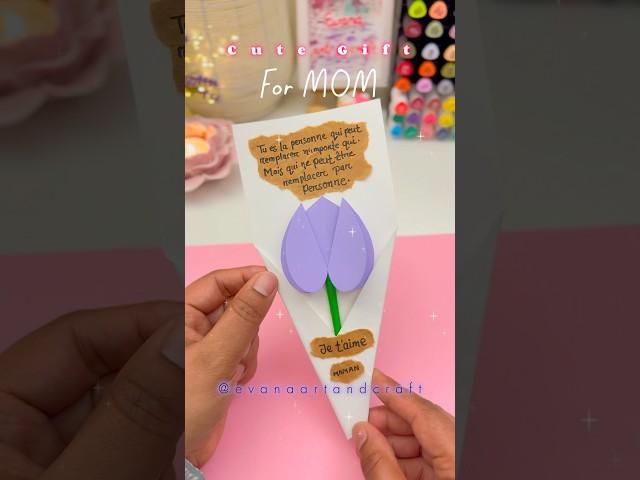 DIY Mother’s DAY Gift CARD Idea EASY And CUTE Gift FOR Mom #shorts #diy #craft