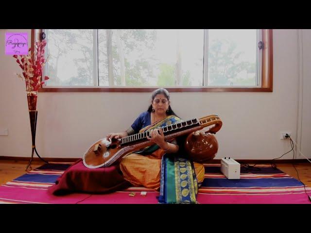 Ragapriya Sydney Margazhi utsavam 2020/21: Smt Shanthi Ramesh (veena)