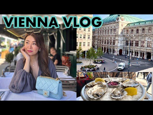 VIENNA VLOG - The Louis Vuitton Store was huge! Best Hidden Cafe, Cool Food Market + Watch Shopping