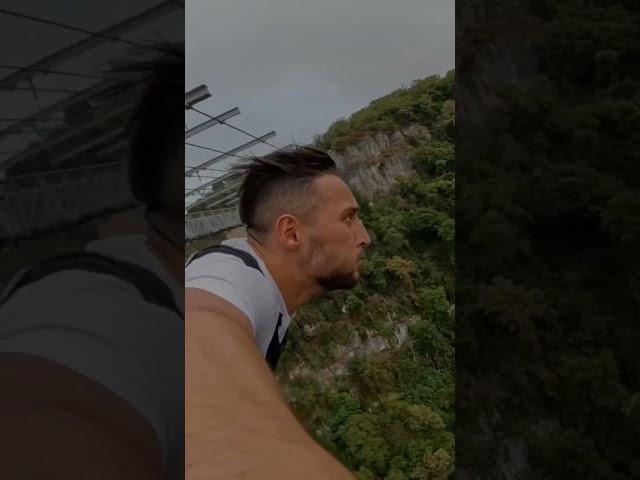 Прыжок с банджи 207м #bungy #bungyjump #extreme #adrenaline #sky #банджи #сочи