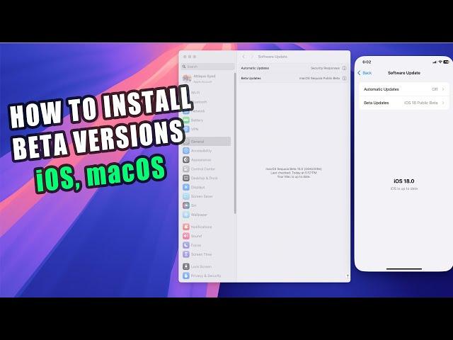 How to Install iOS Public Beta 18 and macOS Sequoia 15