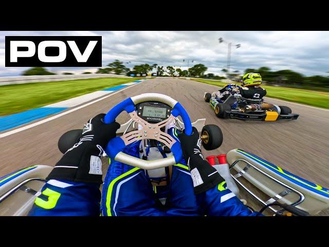 Lando Norris Helmet POV - LN Karts Australia