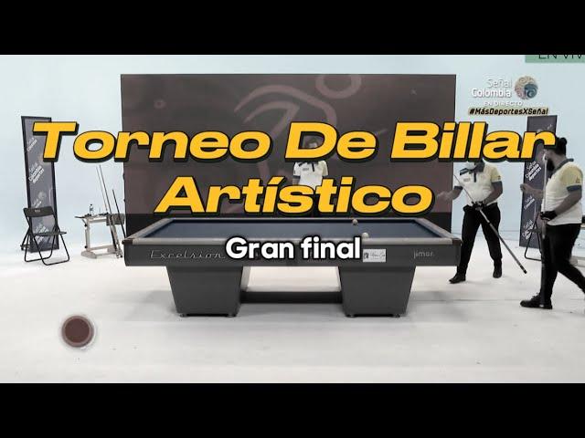 Ricardo Barbosa vs José Orozco - Gran final torneo billar artístico