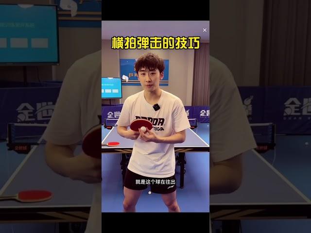 房胤池：横板反手弹击的技巧 Fang Yinchi(ex-CNT): table tennis backhand punch technique