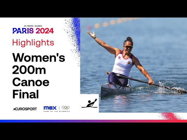 WORLD'S BEST TIME  | Women's Canoe Single 200m Final | #paris2024