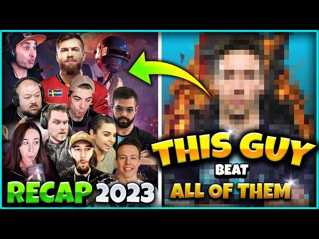 PUBG TGLTN  OWNING TWICTH STREAMERS | RECAP 2023 Best Reaction #tgltn