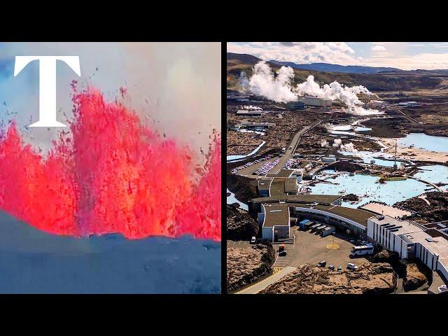 Iceland's Blue Lagoon evacuated after volcano erupts