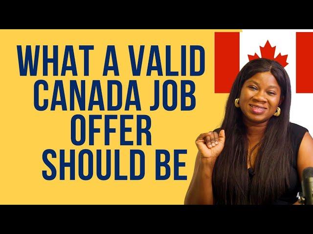 Understanding What a Valid Job Offer Looks Like in Canada | LMIA Job Offer Requirements Explained