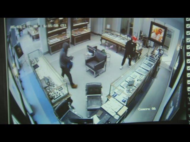 Surveillance Video of $1 Million Diamond Heist