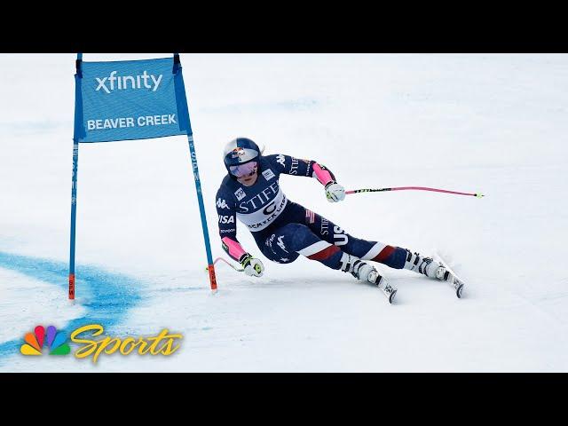 Lindsey Vonn looks 'World Cup ready' as women's Super-G forerunner | NBC Sports