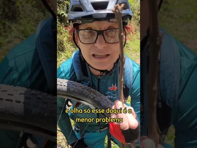 QUE PERIGO!  ESCUTE A SUA BIKE #bicicleta #mtb #pedal #ciclismo #mountainbike #ciclista #bike