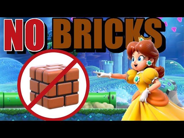 Can You Beat Super Mario Bros Wonder Without Touching a Brick Block? -No Bricks Challenge