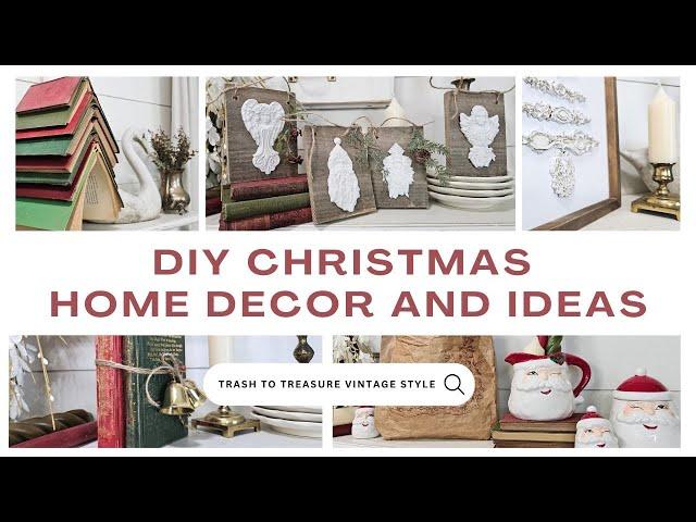 Best 5 Budget-Friendly Thrift Store Craft Ideas • Goodwill Flips • Trash to Treasure Christmas DIYs