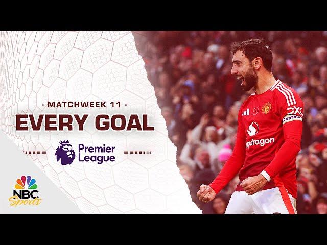 Every Premier League goal from Matchweek 11 (2024-25) | NBC Sports