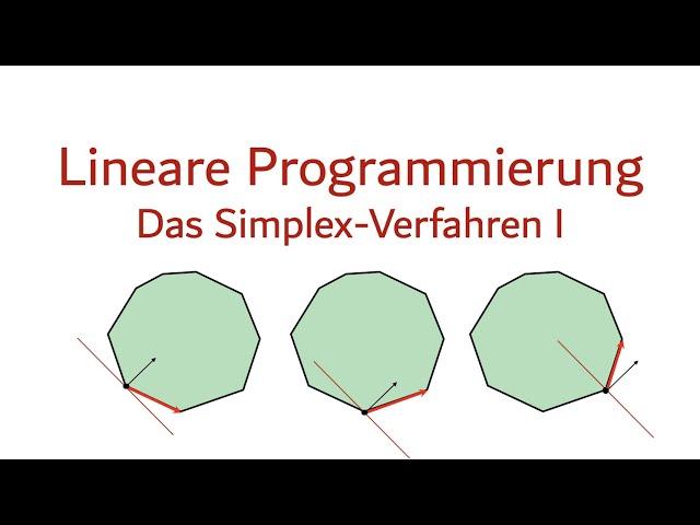 6b. Lineare Programmierung: Das Simplex-Verfahren I