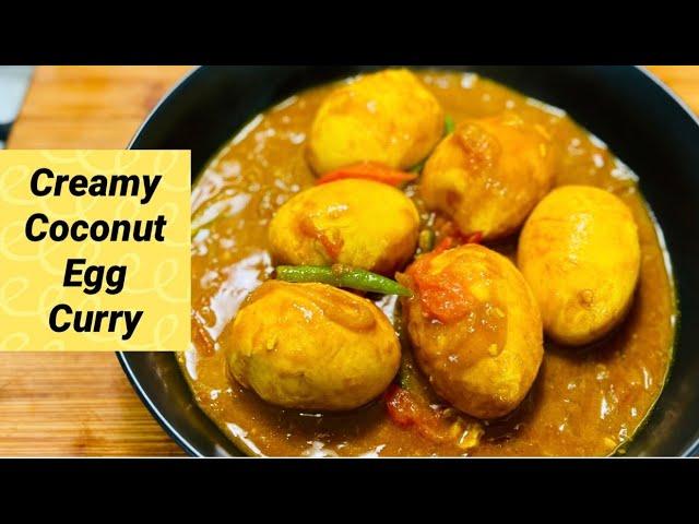 Creamy Egg Curry With Coconut Milk