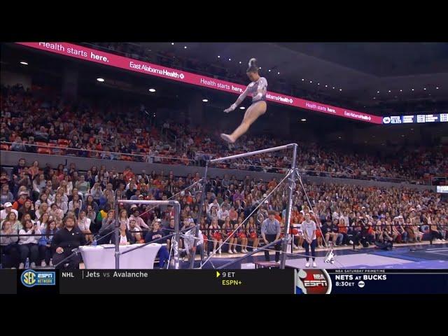 Sunisa Lee UPGRADED Near Perfect Bars Auburn vs Kentucky 2022 9.975