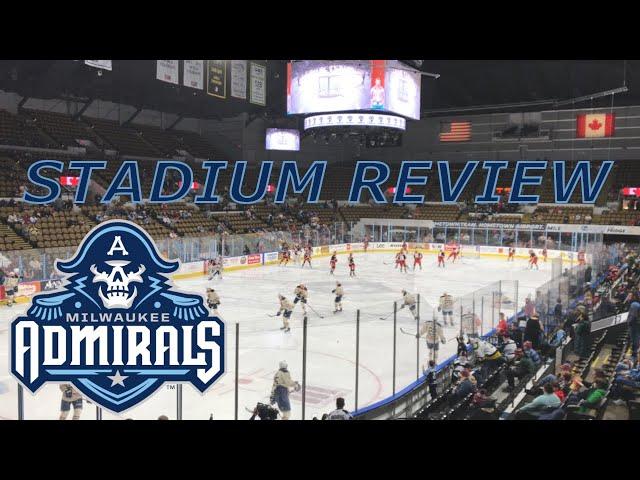 Milwaukee Admirals UWM Panther Arena STADIUM REVIEW