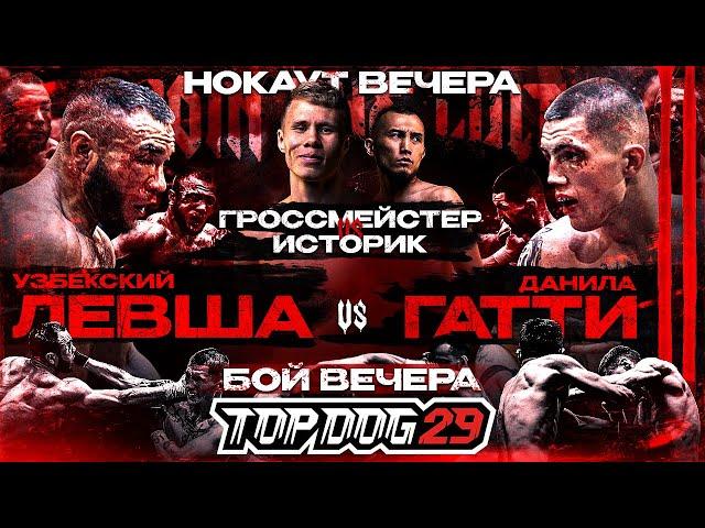 Russian Bare Knuckle | Gatti VS Uzbekskiy Levsha 2, Grossmeister VS Istorik |TOP DOG 29