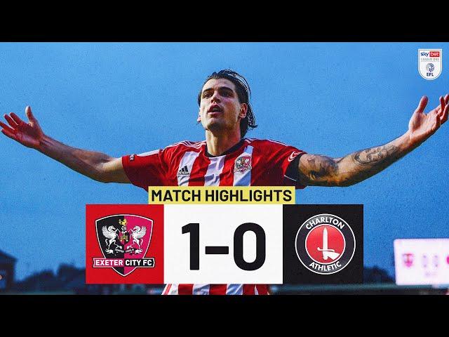 HIGHLIGHTS: Exeter City 1 Charlton Athletic 0 (9/11/24) EFL Sky Bet League One