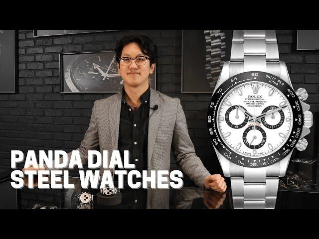 The Panda Dial Watch 3 Ways: Rolex, Omega Breitling | SwissWatchExpo