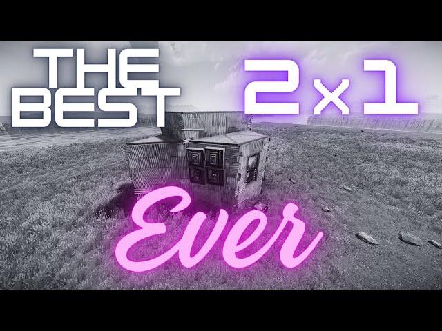 FOUR pixel gaps in a 2x1? Best Solo Starter Base in Rust