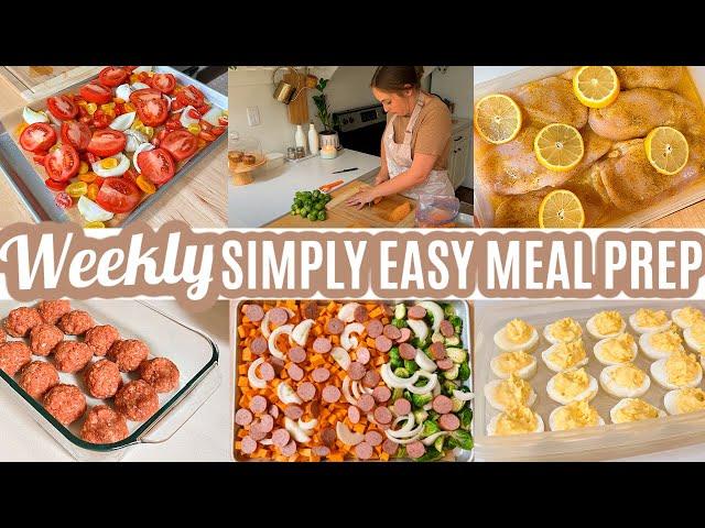 5 Day Family Meal Prep! Simply Easy Recipes for the Week Ahead