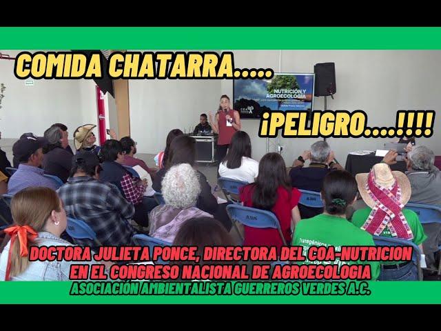 COMIDA CHATARRA….. ¡PELIGRO….!!!! Conversatorio de la Dra. Julieta Ponce