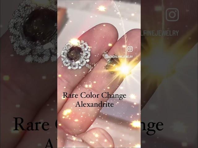 Rare Color Change Alexandrite 