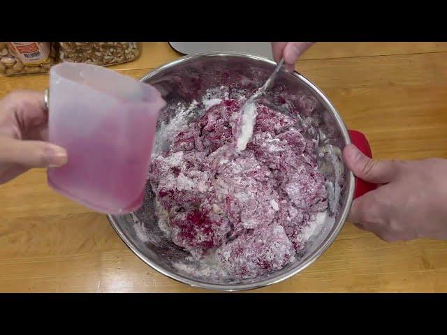 Homemade RecipeBeetroot Bread w Cranberry Bread! #baking #recipe #songlele #tutorial