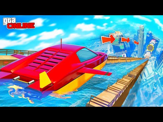 ВОДНЫЙ СПУСК НА СТРОМБЕРГЕ ПРОТИВ ЧИТЕРОВ В ГТА 5 | СПУСК БЕЗ ТОРМОЗОВ В GTA 5