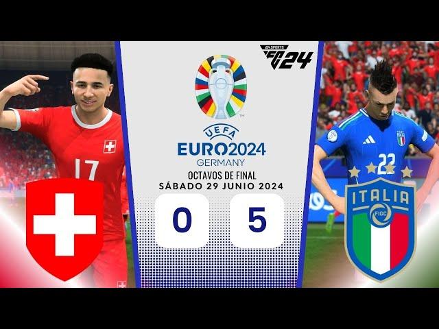 SUIZA - ITALIA | UEFA EURO 2024™ | OCTAVOS DE FINAL | EA SPORTS FC™ 24