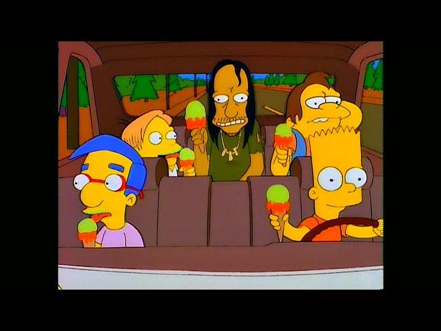 THE SIMPSONS - "Bart Goes on a Road Trip with his Friends" - 1996