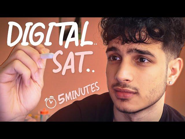 Completing DIGITAL SAT MATH Section in 5 MINUTES | 100% LEGIT