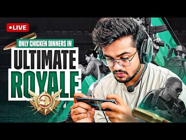 [FULLSCREEN] Ultimate Royale Rankpush Live | BGMI Ultimate Royale with Rarebit #bgmilive