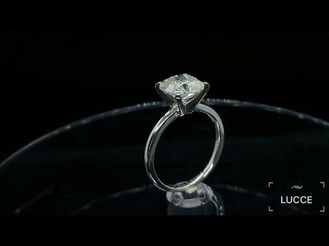 Lucce Rings | Custom Cushion Solitaire Engagement Ring