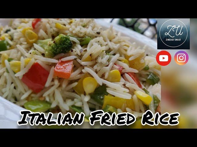 Italian Fried Rice by Zindagi Uncut