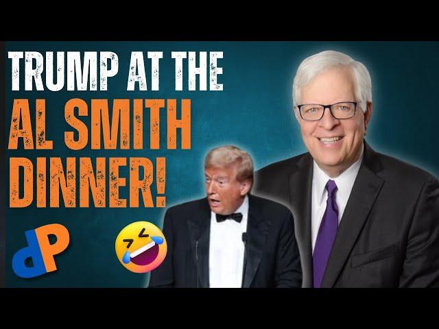 Trump Jokes at the Al Smith Dinner