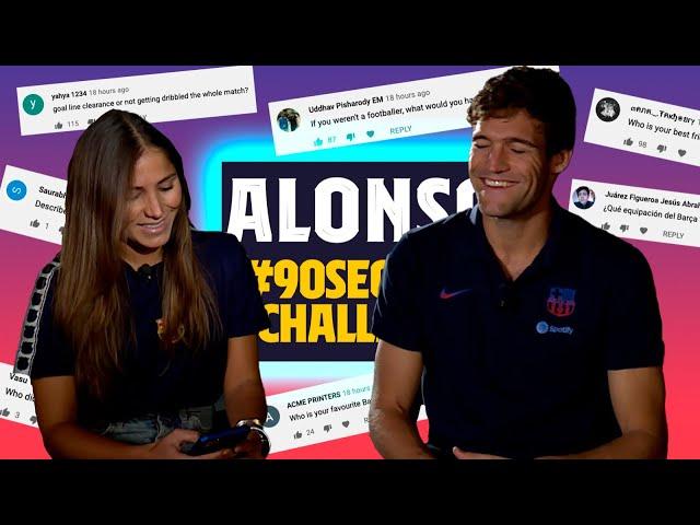 PLAYER THAT SURPRISED YOU THE MOST? | MARCOS ALONSO #90SECONDSCHALLENGE