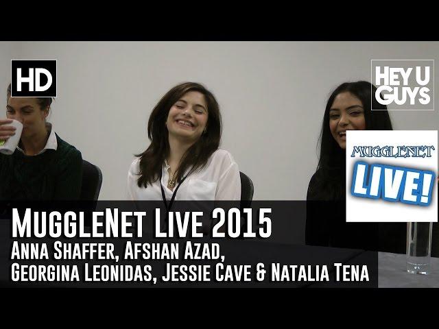 Anna Shaffer, Afshan Azad, Georgina Leonidas, Jessie Cave & Natalia Tena - MuggleNet Live 2015