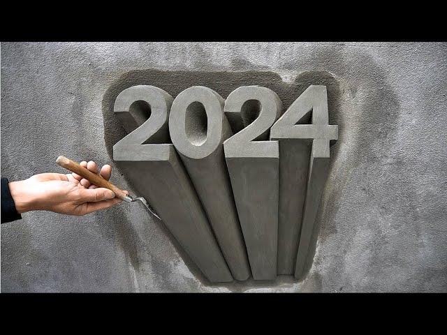 3D drawing idea with sand cement